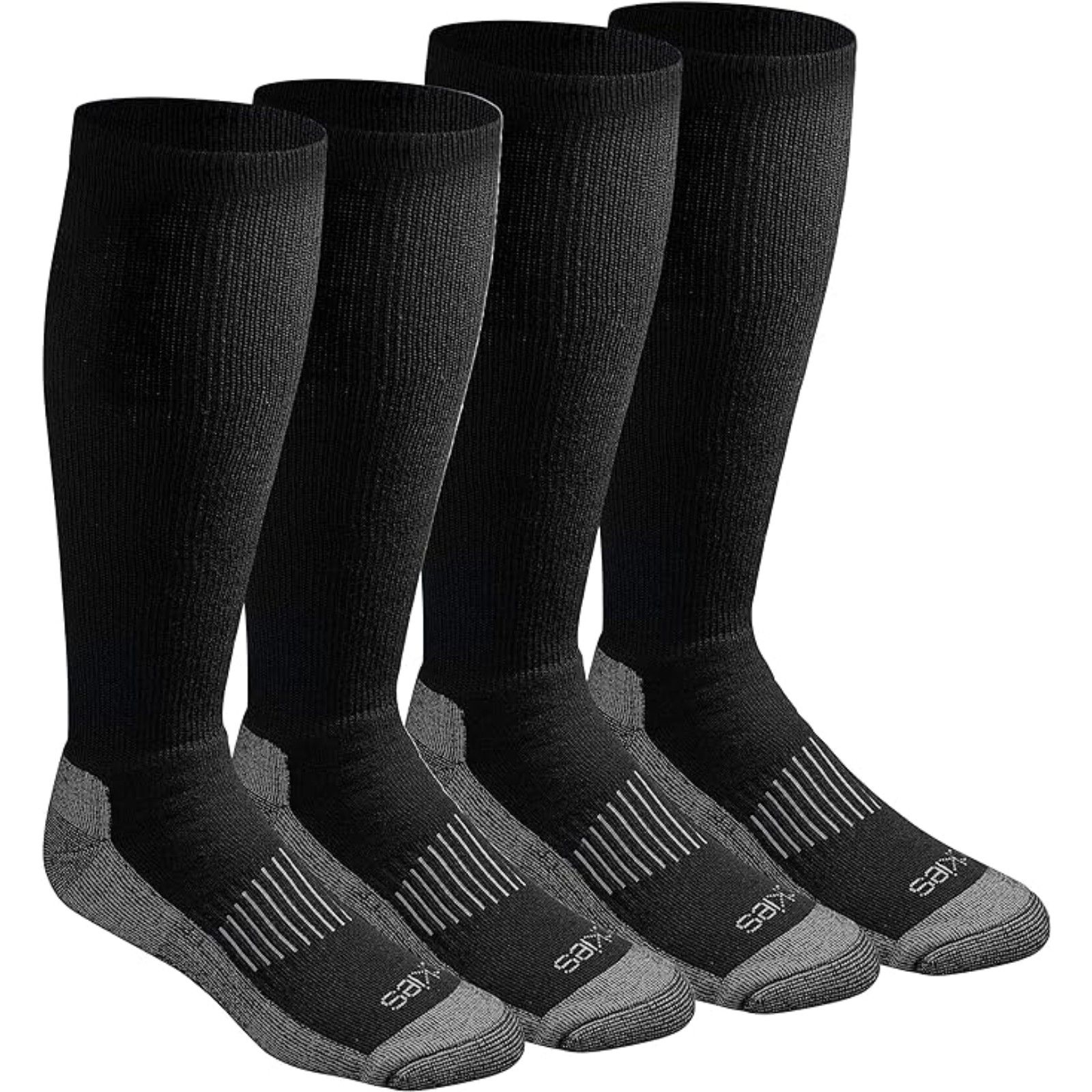 Dickies Men's Light Comfort Compression Over Calf Socks 2 Pairs - Size Large
